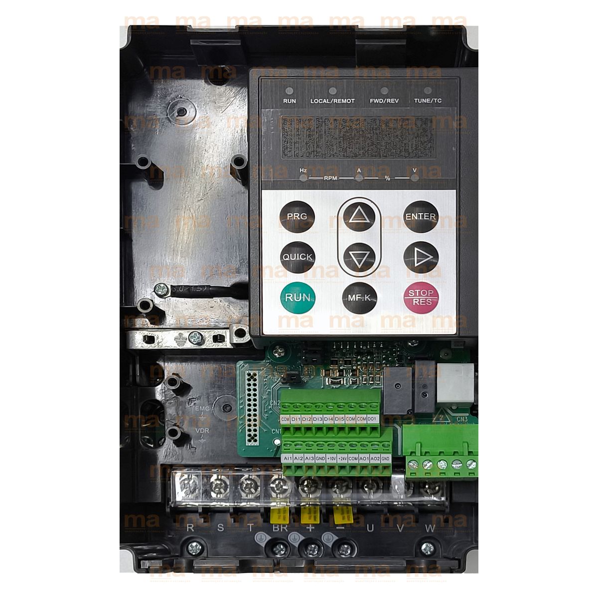 Inversor de Frequência Inovance MD500T5.5G/7.5PB-PLUS-INT interno